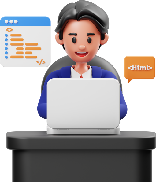 Programmer 3D Illustration